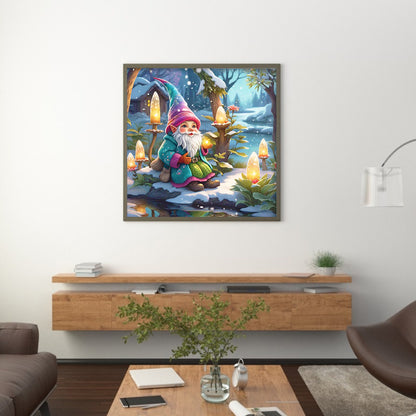 Fairy Tale Town Gnome - Full Round Drill Diamond Painting 30*30CM