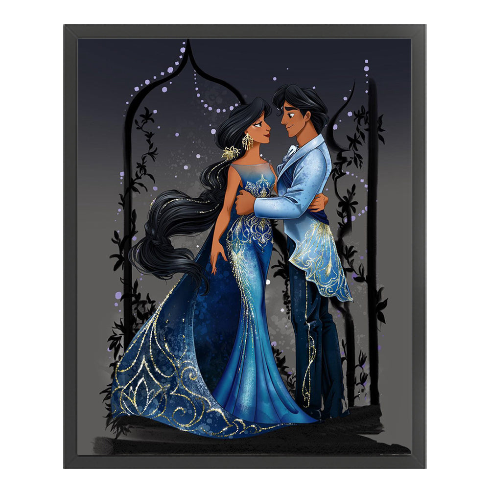 Disney-Prince And Princess - 11CT Stamped Cross Stitch 40*50CM