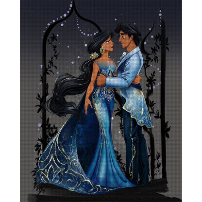 Disney-Prince And Princess - 11CT Stamped Cross Stitch 40*50CM