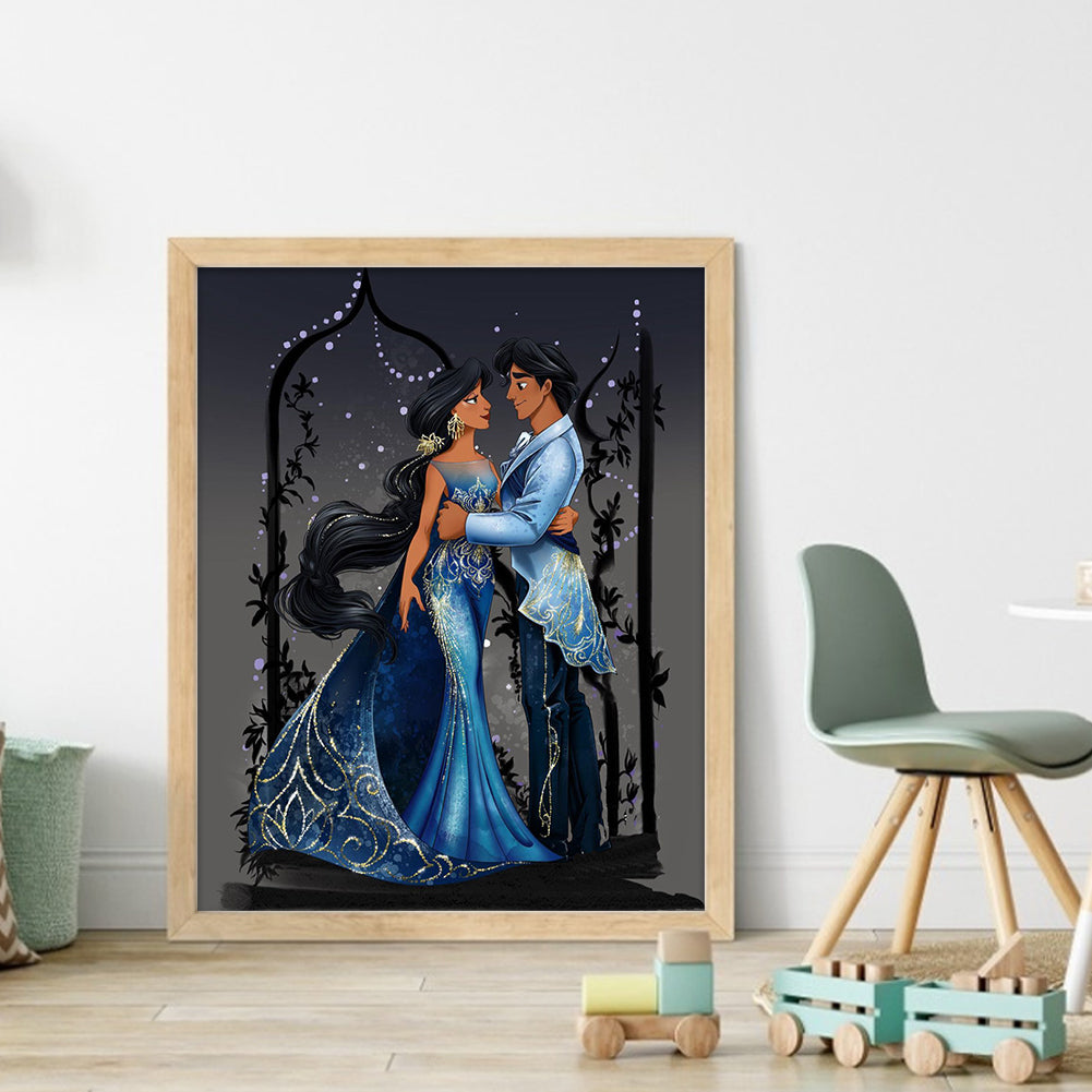 Disney-Prince And Princess - 11CT Stamped Cross Stitch 40*50CM