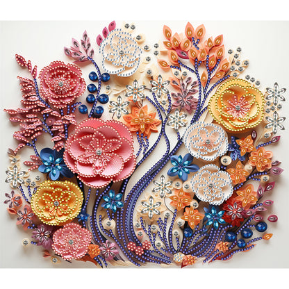 Tree Of Life Paper Painting - Special Shaped Drill Diamond Painting 35*30CM