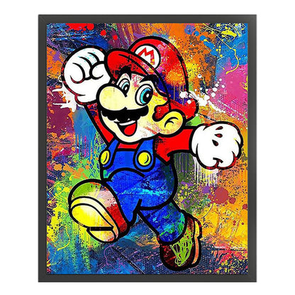 Mario - 11CT Stamped Cross Stitch 40*50CM