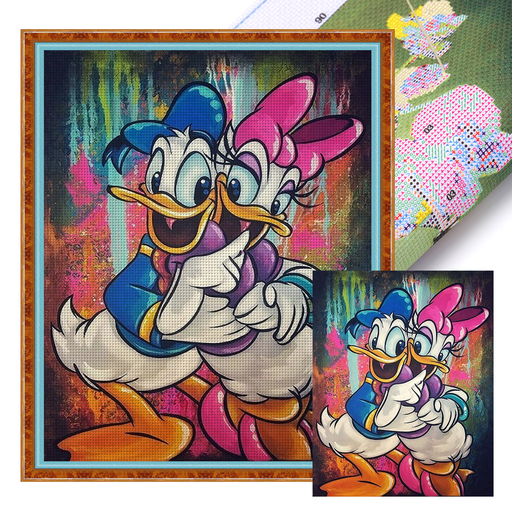 Donald Duck - 11CT Stamped Cross Stitch 40*50CM