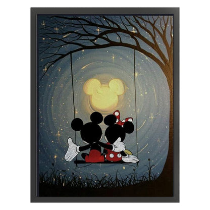 Mickey And Minnie - 11CT Stamped Cross Stitch 40*55CM