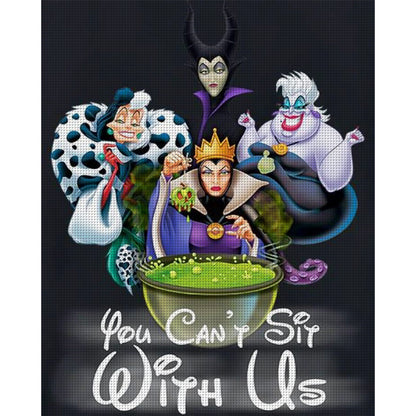 Disney Villains - 11CT Stamped Cross Stitch 40*50CM