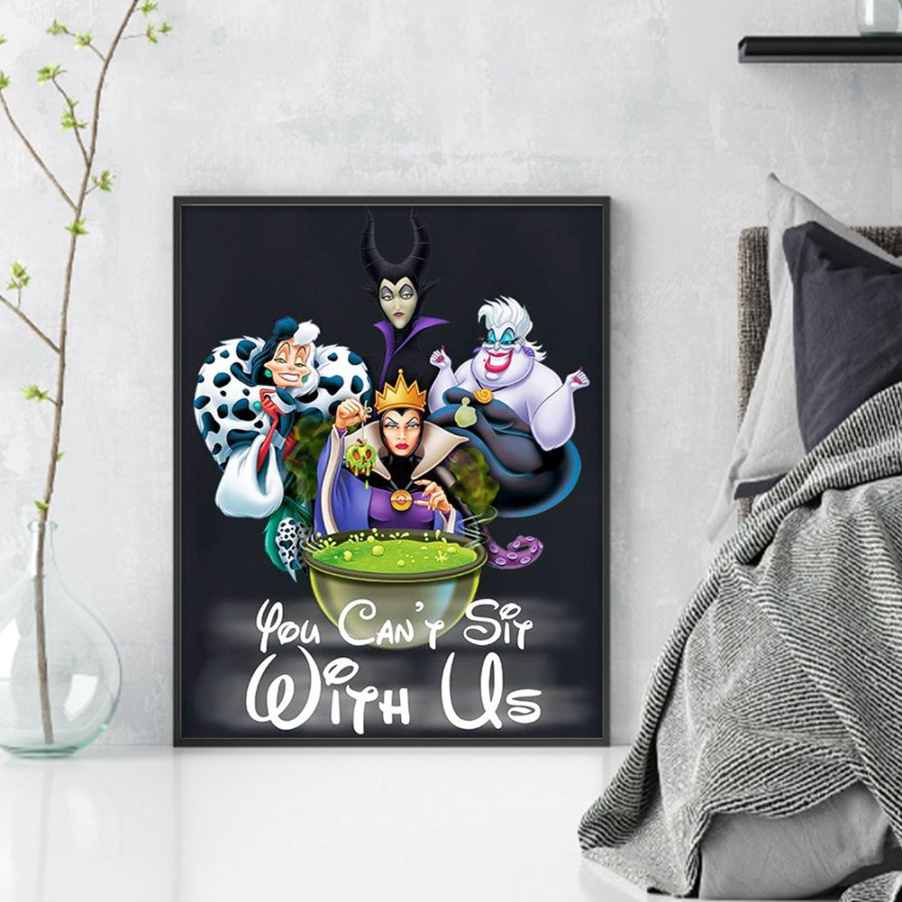 Disney Villains - 11CT Stamped Cross Stitch 40*50CM