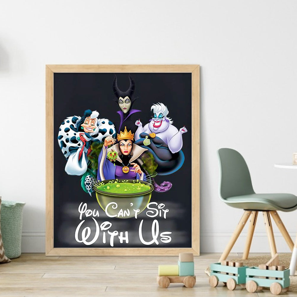 Disney Villains - 11CT Stamped Cross Stitch 40*50CM