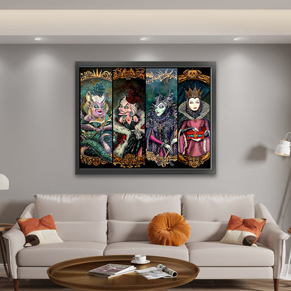 Disney Villains - 11CT Stamped Cross Stitch 60*50CM