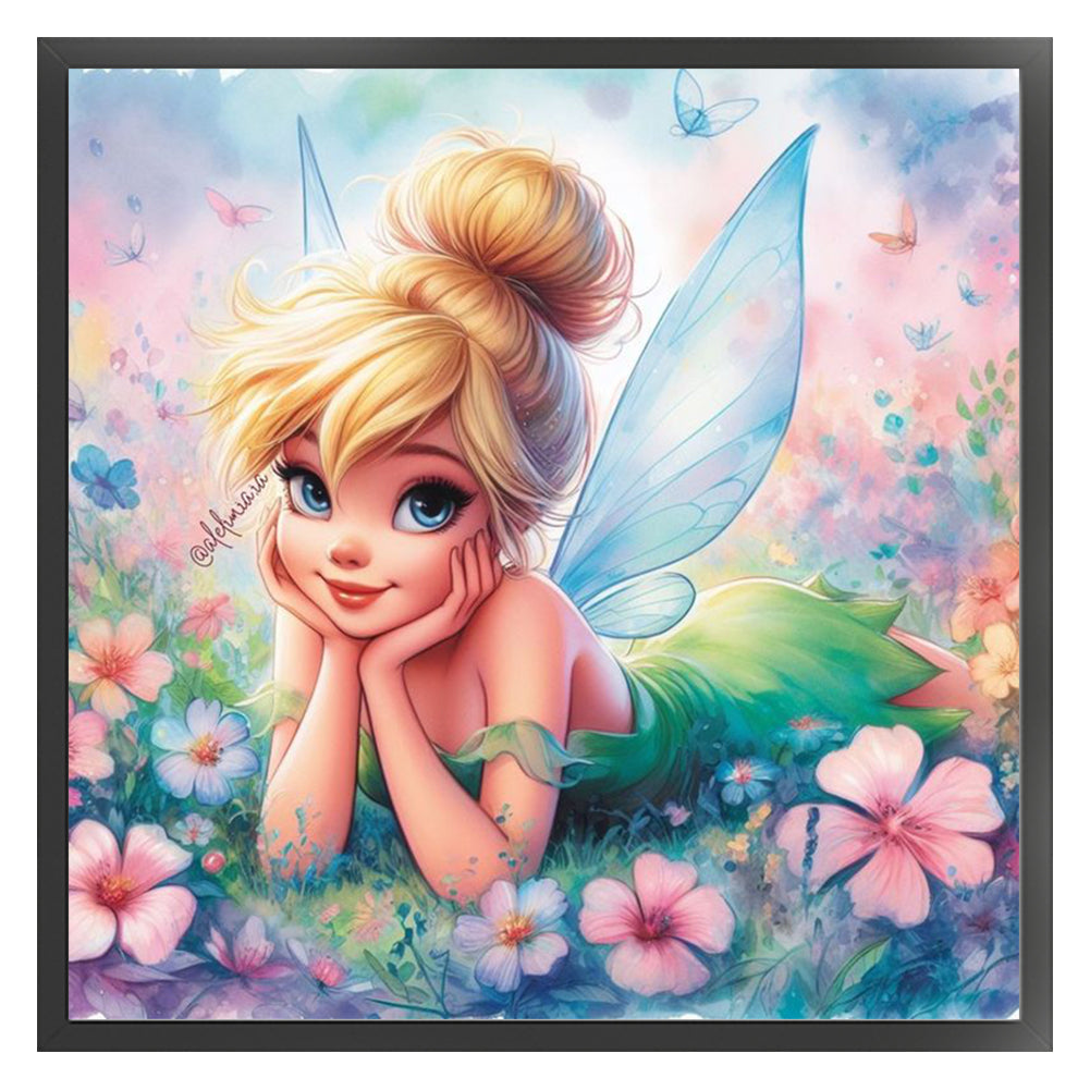 Disney-Tinker Bell Elf - 11CT Stamped Cross Stitch 40*40CM