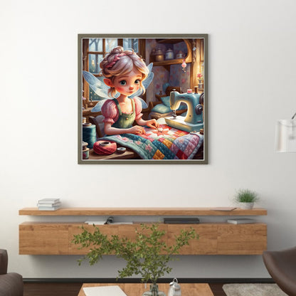 Disney-Tinker Bell Elf - 11CT Stamped Cross Stitch 40*40CM