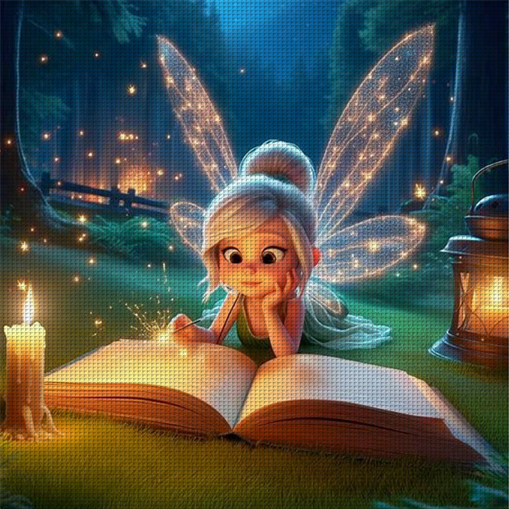 Disney-Tinker Bell Elf - 11CT Stamped Cross Stitch 40*40CM