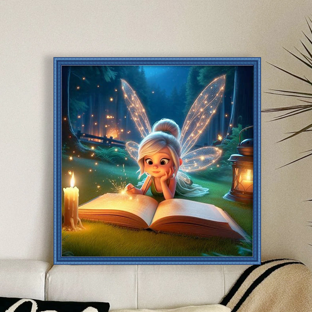 Disney-Tinker Bell Elf - 11CT Stamped Cross Stitch 40*40CM