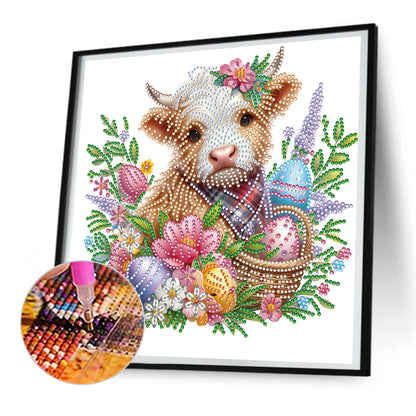 Highland Yak - Special Shaped Drill Diamond Painting 30*30CM