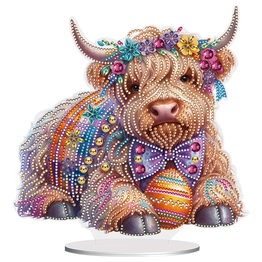 Special Shaped Yak Desktop Diamond Painting Gift for Beginner Kids (Yak Egg)