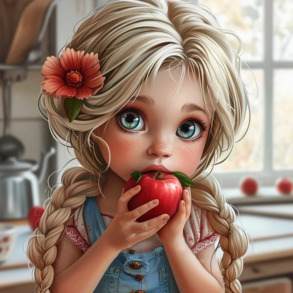 Smart Candy Girl - Full Round Drill Diamond Painting 30*30CM