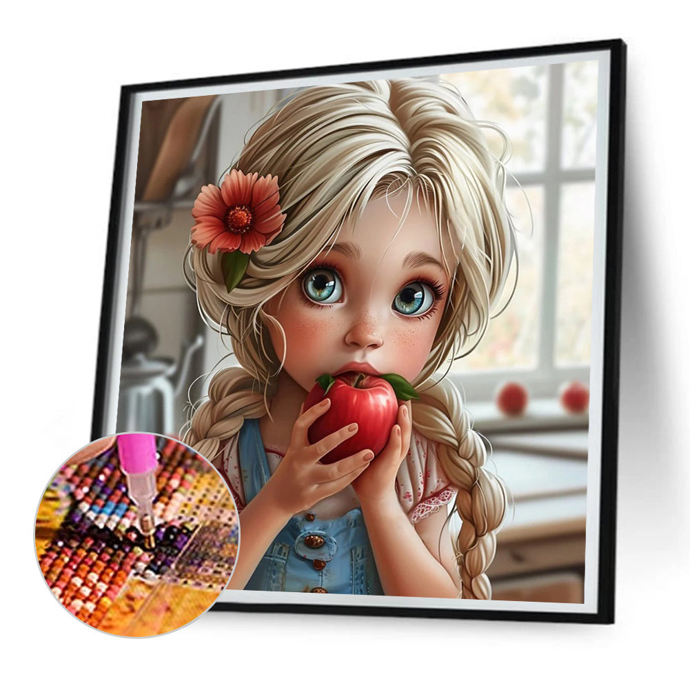 Smart Candy Girl - Full Round Drill Diamond Painting 30*30CM