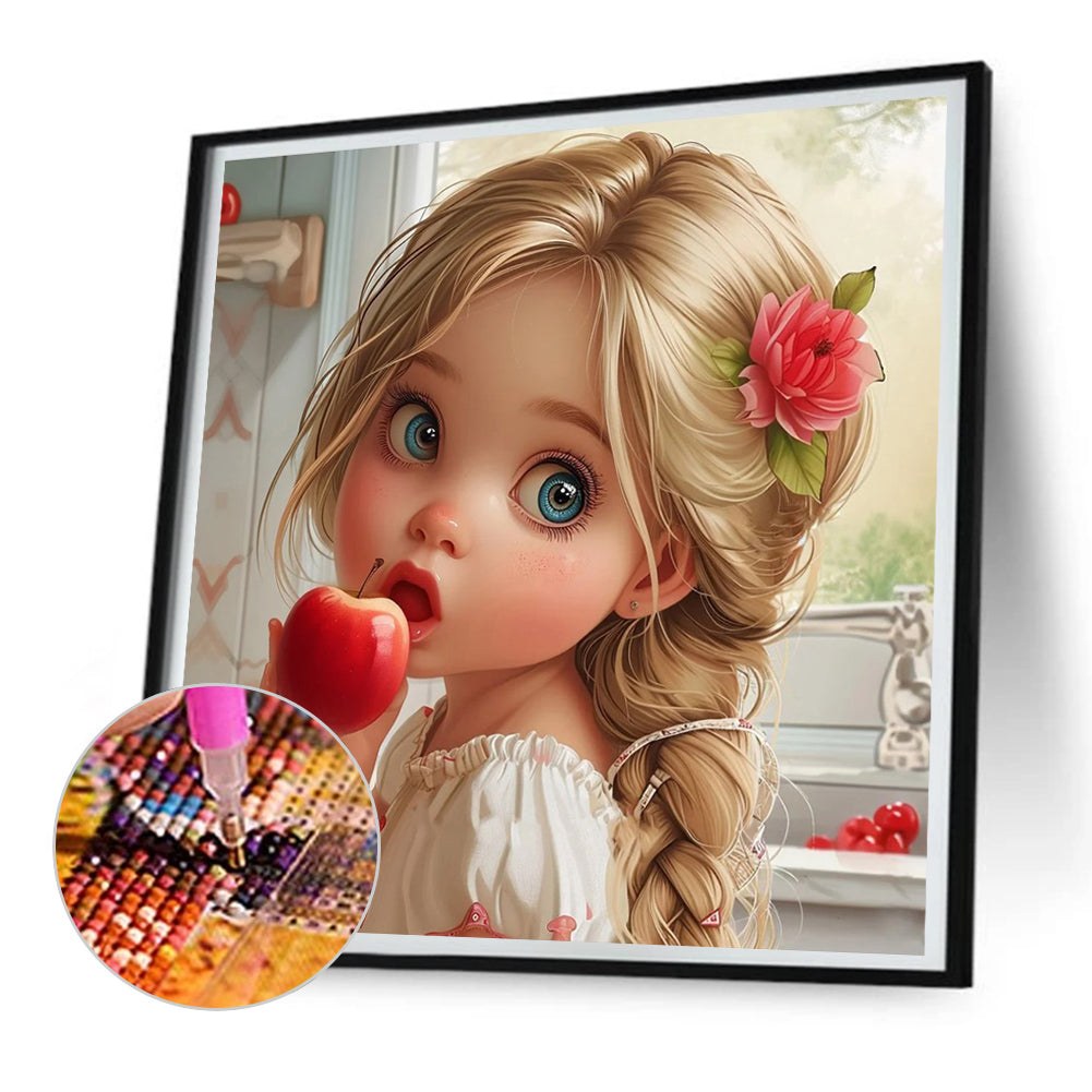 Smart Candy Girl - Full Round Drill Diamond Painting 30*30CM