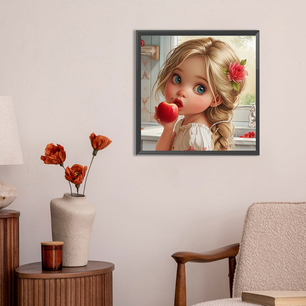 Smart Candy Girl - Full Round Drill Diamond Painting 30*30CM