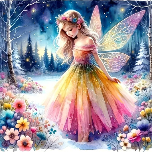 Butterfly Elf - Full Round Drill Diamond Painting 50*50CM