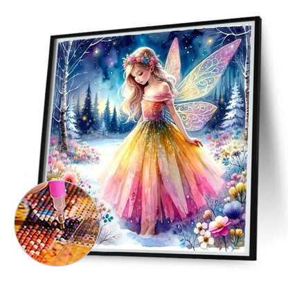 Butterfly Elf - Full Round Drill Diamond Painting 50*50CM