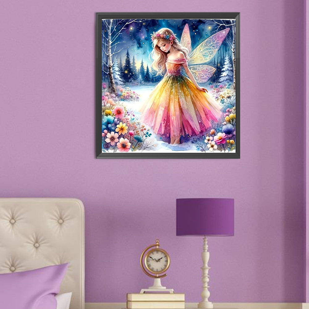 Butterfly Elf - Full Round Drill Diamond Painting 50*50CM