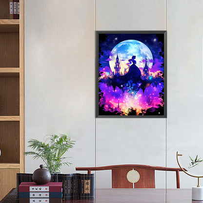 Disney Princess Silhouette - Full Square Drill Diamond Painting 40*50CM