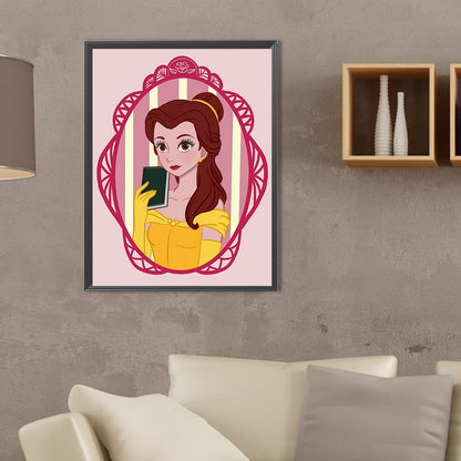 Disney Princess-Princess Belle - Full Square Drill Diamond Painting 30*40CM