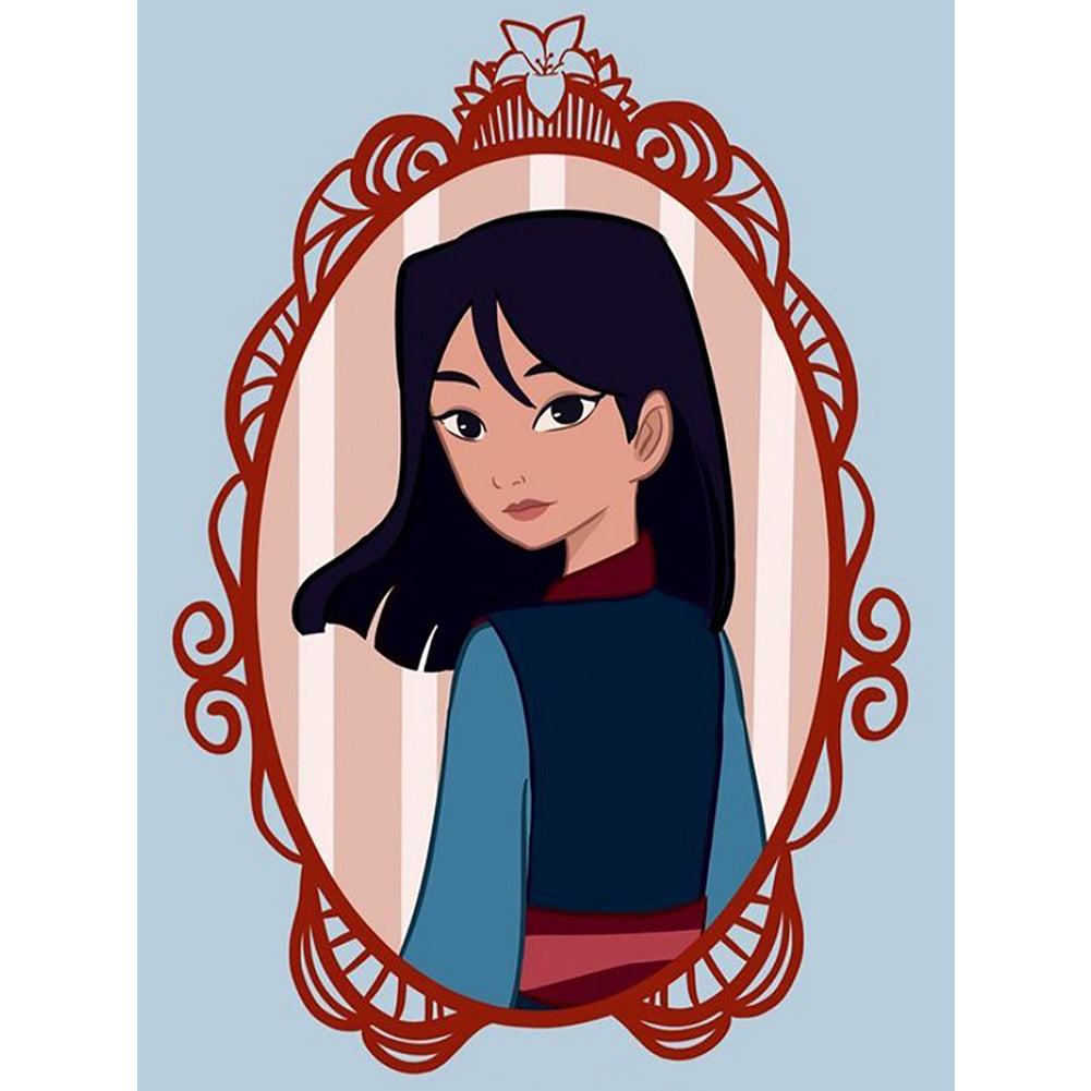 Disney Princess-Princess Mulan - Full Square Drill Diamond Painting 30*40CM