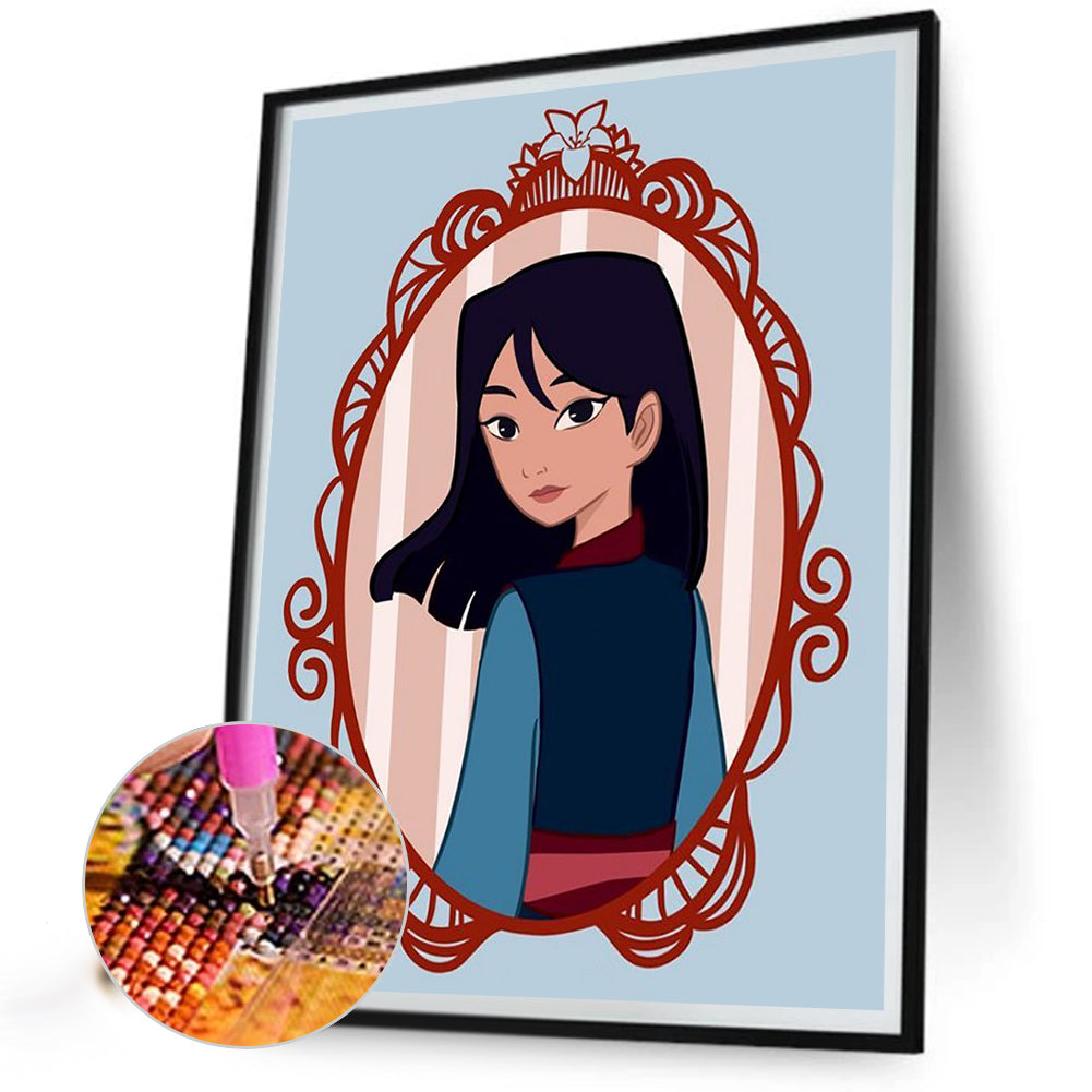 Disney Princess-Princess Mulan - Full Square Drill Diamond Painting 30*40CM