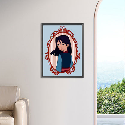 Disney Princess-Princess Mulan - Full Square Drill Diamond Painting 30*40CM