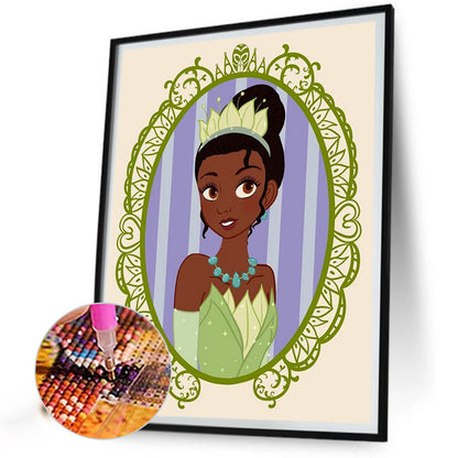 Disney Princess-Princess Tiana - Full Square Drill Diamond Painting 30*40CM