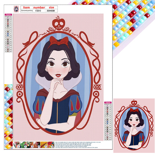 Disney Princess-Snow White - Full Square Drill Diamond Painting 30*40CM