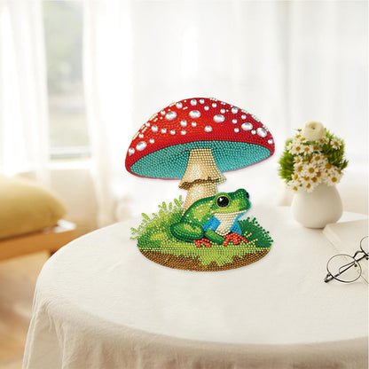 Special Shape Desktop Diamond Painting Art Home Decor (Mushroom Umbrella Frog 1)