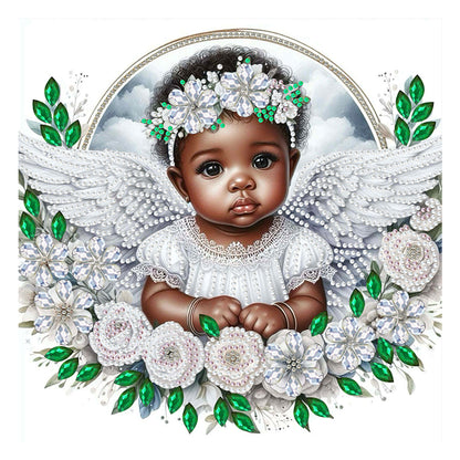Angel Child - Special Shaped Drill Diamond Painting 30*30CM