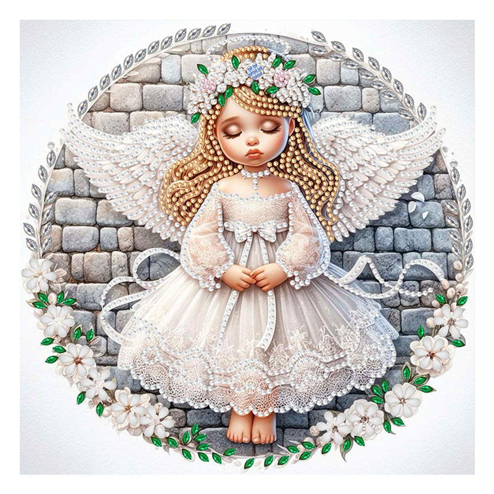 Angel Child - Special Shaped Drill Diamond Painting 30*30CM