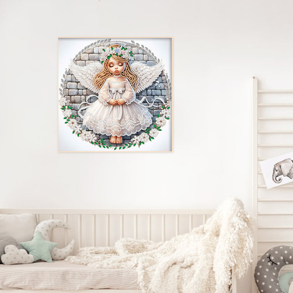 Angel Child - Special Shaped Drill Diamond Painting 30*30CM