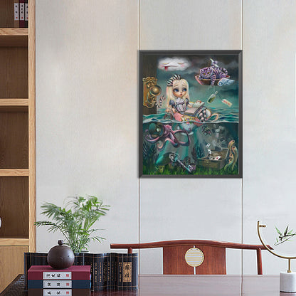 Alice In Wonderland - Full Round Drill Diamond Painting 40*50CM