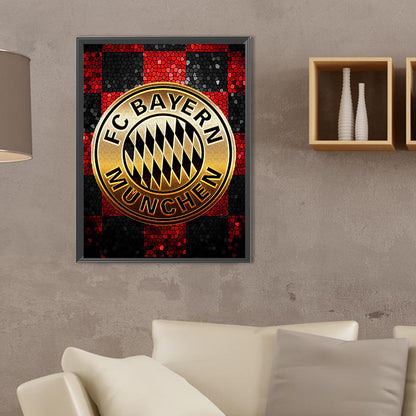 Bayern Munich Football Club Logo - Full Square Drill Diamond Painting 30*40CM