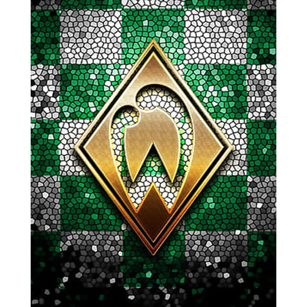 Werder Bremen Logo - Full Square Drill Diamond Painting 40*50CM