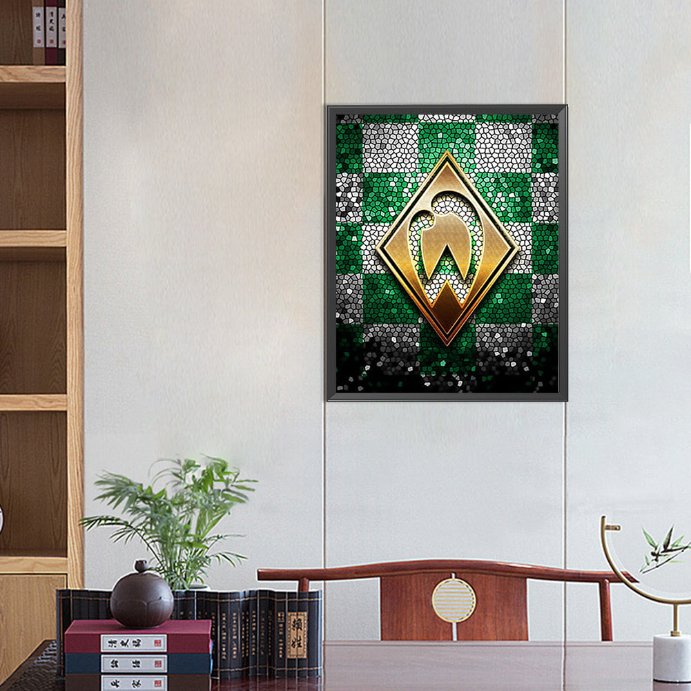 Werder Bremen Logo - Full Square Drill Diamond Painting 40*50CM