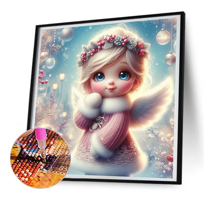 Angel Girl - Full Round Drill Diamond Painting 30*30CM