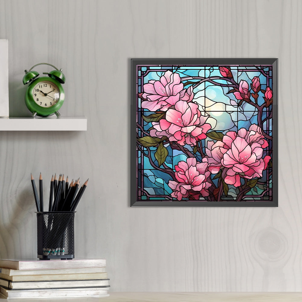 Flowers - Full AB Round Drill Diamond Painting 40*40CM