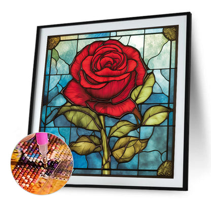 Flowers - Full AB Round Drill Diamond Painting 40*40CM