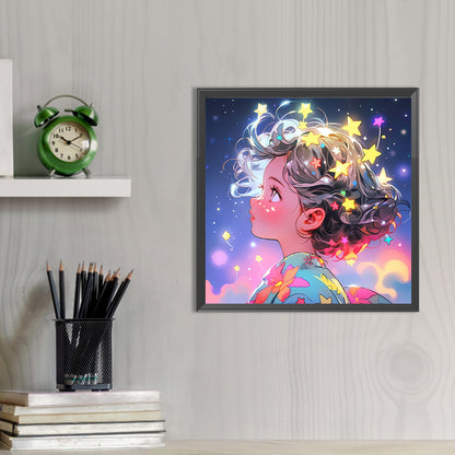 Glow Boy - Full AB Round Drill Diamond Painting 40*40CM