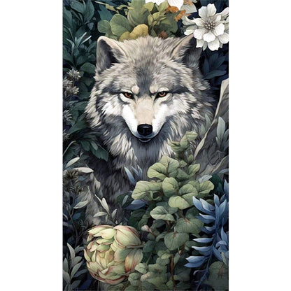 Wolf - Full AB Round Drill Diamond Painting 40*70CM