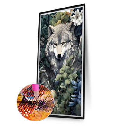 Wolf - Full AB Round Drill Diamond Painting 40*70CM