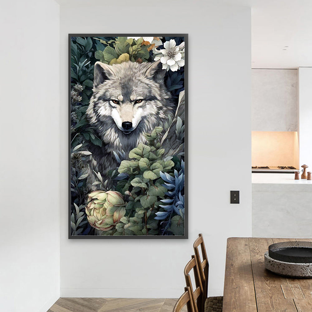 Wolf - Full AB Round Drill Diamond Painting 40*70CM