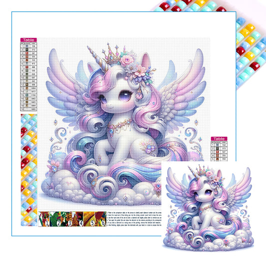 Unicorn - Full Square Drill Diamond Painting 30*30CM