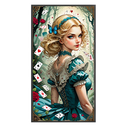 Girl - 11CT Stamped Cross Stitch 40*75CM