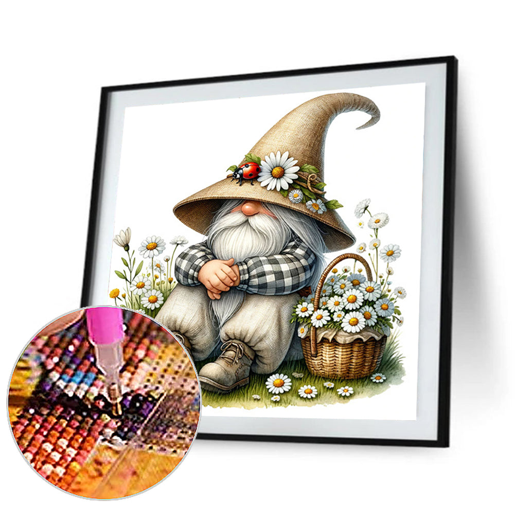 Spring Gnome Gardener - Full Square Drill Diamond Painting 40*40CM